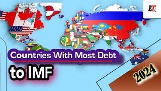 Every Top 05 countries with most debt to IMF 2024 |