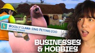 can I run a PETTING ZOO with the Sims 4 Businesses & Hobbies in my tiny town challenge  part 21