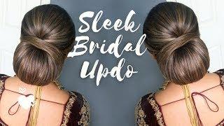 SLEEK BRIDAL BUN WITH HAIR PADDING!