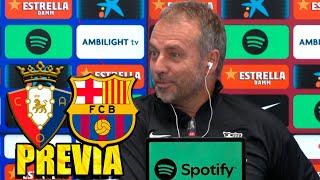 Rueda prensa HANSI FLICK: OSASUNA v FC BARCELONA (Versión Original)