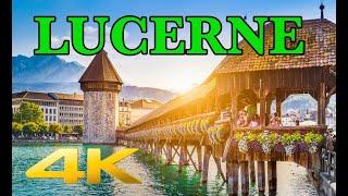 Lucerne Switzerland Walking Tour in 4k