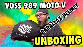 VOSS 989 MOTO-V | PARALLAX HELMET | UNBOXING