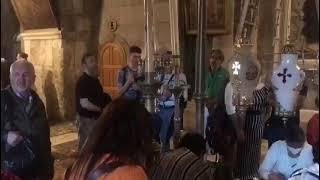 The Stone of Anointing @Holy Sepulchre