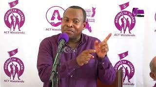 @vugaonlinetv: OTHMAN MASOUD ATUPA KIGONGO KIZITO LEO #MAKUNDUCHI KATIKA KONGAMANO #JUSSA #ACT