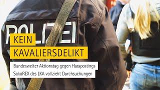 #SokoREX des LKA #Sachsen durchsucht nach #Hasspostings im Netz