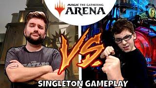 MTG Arena Singleton - MTG Youngmage vs Jake and Joel!