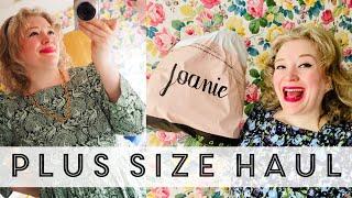 Joanie clothing sale haul! Plus size try on! Laura Ashley dress collection! 15% discount code
