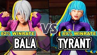 KOF XV ▰ BALA (Ángel/K'/Iori) vs TYRANT (Kula/Whip/Leona)