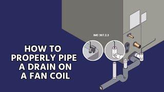 How to Properly Pipe a Drain on a Fan Coil