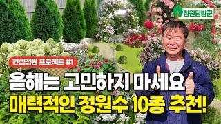 봄맞이 매력적인 정원수 10종 추천!  올해는 고민하지 마세요 정원꾸미기 딱! 정리해 드립니다(택배주문가능)