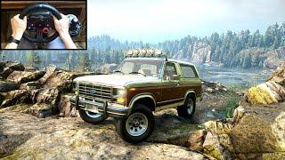 Ford BRONCO Realistic Offroading - SnowRunner Mods - Logitech G29