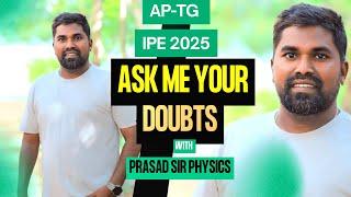 AP TG Inter Exams Ask me your Doubts,Paper Correction Dates announced ipe 2025#Prasadsir