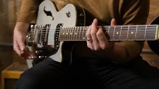 Duesenberg Starplayer TV - Silver Sparkle Demo | No Talking | Guitars In The Attic