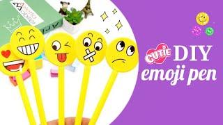 DIY Handmade Emoji Pencil topper| DIY Emoji pen | Paper crafts / paper crafts / DIY / #shorts