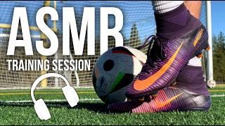 ASMR Individual Training Session for Soccer / Football in Nike Mercurial Superfly 5