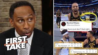 FIRST TAKE | Steph Curry is the most unguardable players ever! - Stephen A. on Warriors win vs. Mavs