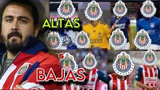 OFICIAL: TODA LA LISTA COMPLETA DE ALTAS Y BAJAS EN CHIVAS 2025