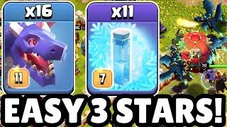 THIS Army is SO EASY and SO STRONG! | Mass Dragons + Freeze | Clash of Clans