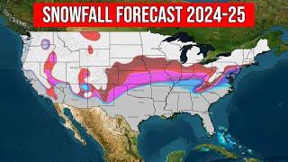 UPDATED: This Is How Much Snowfall YOU Could See THIS WINTER