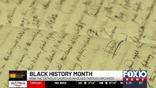 How the Catholic Church is involved in Black History Month through archives