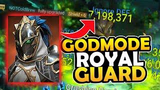 350% C.DAMAGE FULLY AWAKENED ROYAL GUARD! INSANE DAMAGE | RAID SHADOW LEGENDS