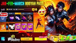 JANUARY BOOYAH PASS FREE FIRE 2025 | FEBRUARY BOOYAH PASS FREE FIRE | NEXT BOOYAH PASS FULL REVIEW