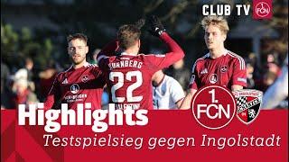 Valentini im Stile eines Mittelstürmers  | Highlights Testspiel | 1. FC Nürnberg - FC Ingolstadt 04