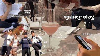 sydney vlog | 시드니 일상 date night, cocktails, birthays, golf, picnic, bike riding, hpt exam