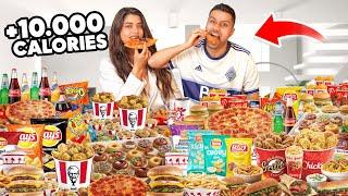 توی یه روز ده هزار کالری خوردیم!   10,000 Calories Food Challenge