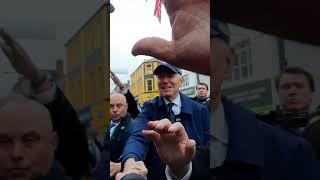 Part 2 of 2. President Joe Biden in Dundalk Ireland, April 12th 2023. I even got to shake his hand.