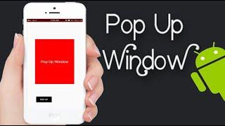 How To Create Pop Up Window In Android Studio Tutorials for beginners