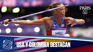 Anna Hall (USA) y Martha Araújo (Colombia) brillan en Heptatlón | Juegos Olímpicos París 2024