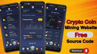 Crypto Coin Mining Investment Website Free Source Code Download Link || Make Your Own Mining Website