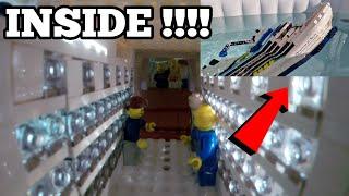 INSIDE LEGO BOAT SINKING!