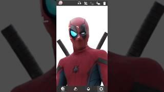 Spider Man + Deadpool + Thor + Captain America | Fusion Art #shorts #youtubeshorts