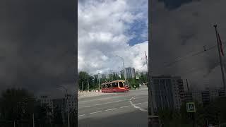 Вагон 524 в Перми! Снова по Борчанинова @Пермский транспортный Канал