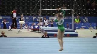 2016 European Championships Angelina Simakova RUS FX Juniors Qualifications