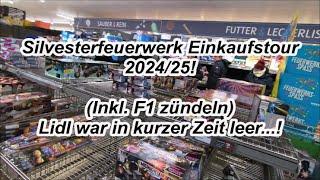 Silvesterfeuerwerk Einkaufstour 2024/25 (Mit F1 Zündeln) Lidl war krank!