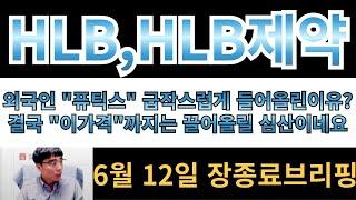 [HLB,HLB제약] 외국인 "HLB테라퓨틱스" 갑자기 들어올린이유?? 결국 "이가격"까지는 끌어올릴 심산인가보네요