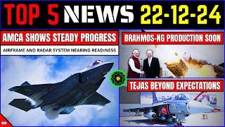 Top Defence Updates | AMCA Shows Steady Progress | TEJAS Beyond Expectations | BrahMos-NG Prod.