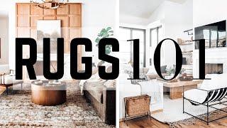 RUGS 101 || PROPER RUG SIZING || HOW TO MIX RUG PATTERNS || TIPS & TRICKS || 2023