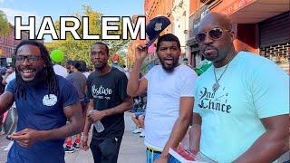 NEW YORK CITY Walking Tour [4K] - HARLEM African American Day Parade