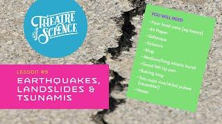 Interactive Science Lesson: Earthquakes, tsunamis and landslides.