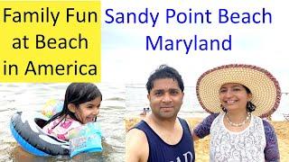 Beach time in America, Family time at beach in America, Indians in USA, America Darshan