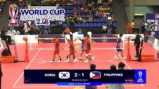 ISTAF SEPAK TAKRAW | KOREA  Vs PHILIPPINE  | WORLD CUP KUALA LUMPUR 2024