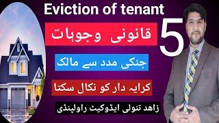 eviction of tenant | rent laws in pakistan