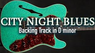 City Night Blues: Fresh n' Groovy Backing Track in D minor | SZBT 1072