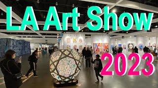 LA ART SHOW 2023 Walk Around POV 4K