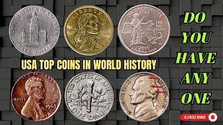 Most Valuable Top 6 Rare American Coins Worth Millions! Nickels Worth Money