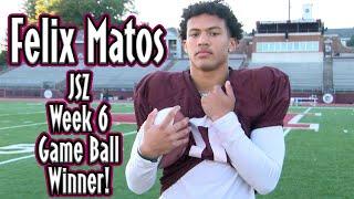 Phillipsburg's Felix Matos wins JSZ Week 6 Game Ball!